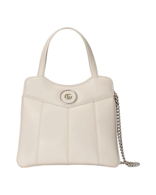 Gucci Natural Gg Supreme Flat Crossbody Bag