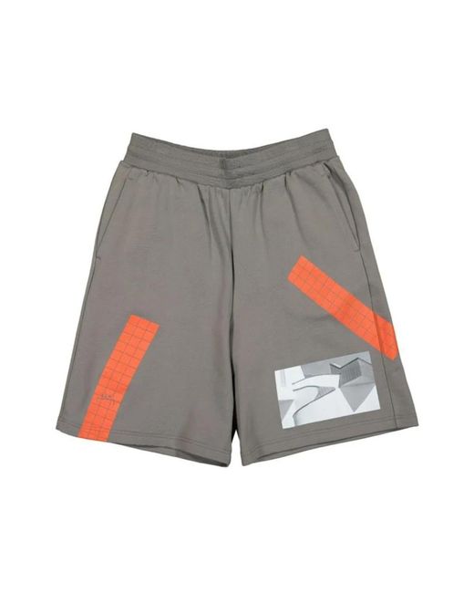 A_COLD_WALL* Grafische streetwear-shorts in Gray für Herren