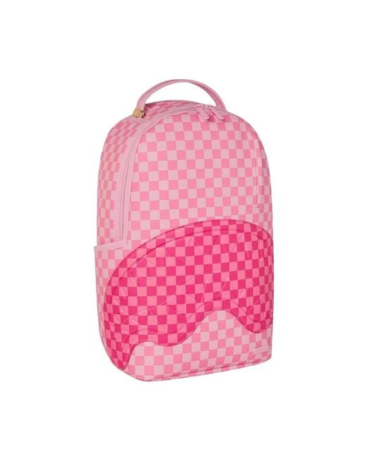Sprayground Pink Backpacks for men
