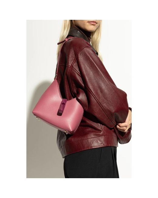 Furla Red Iride Mini Hobo-Tasche