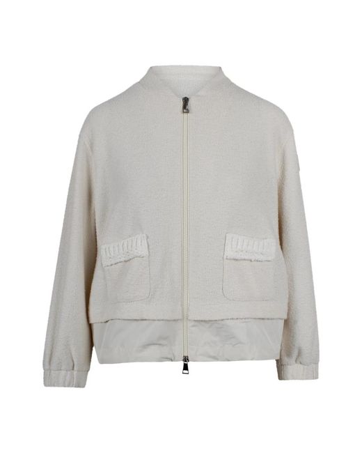 Cardigans Moncler en coloris Gray