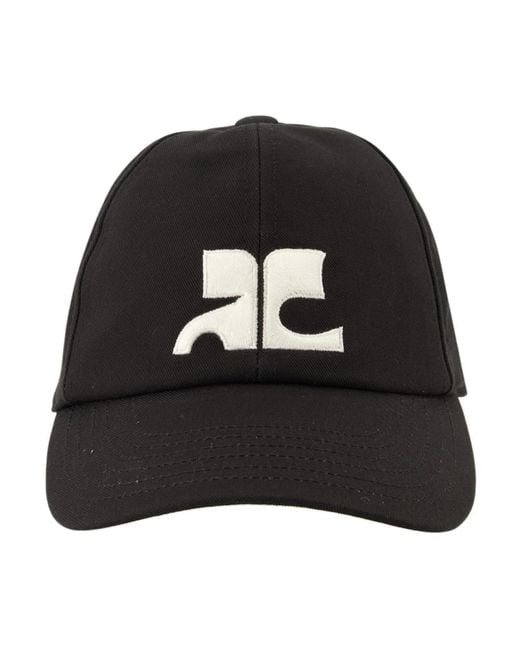 Courreges Black Hats & Caps
