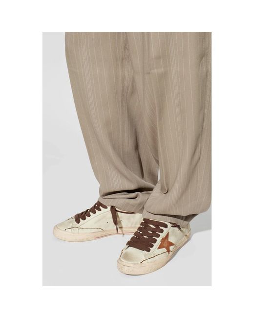 Golden Goose Deluxe Brand Brown Sneakers for men