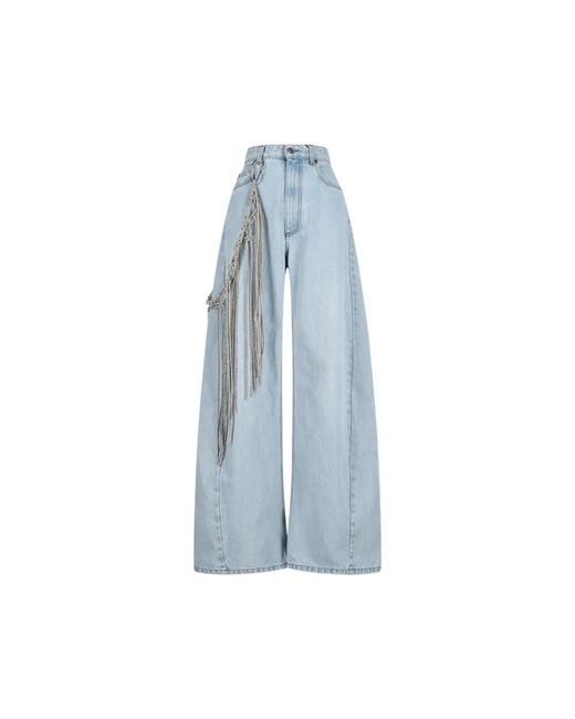 GIUSEPPE DI MORABITO Blue Wide Jeans