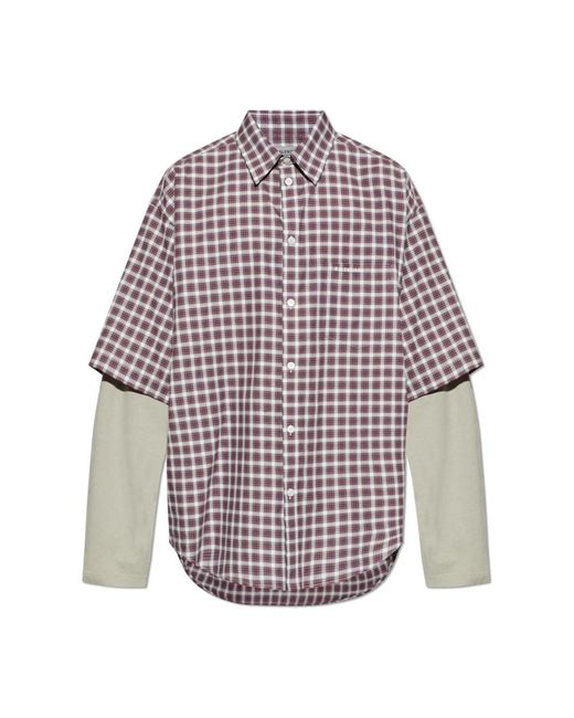 Balenciaga Blue Casual Shirts for men