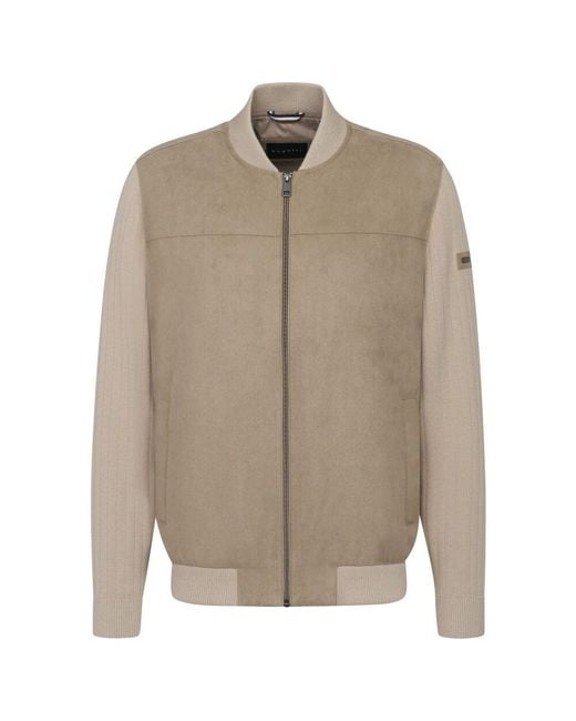 Bugatti Natural Bomber Jackets for men