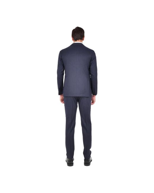 Franzese Collection Kostuums ,Blauw ,Wol Pino Daniele Suit in het Blue voor heren