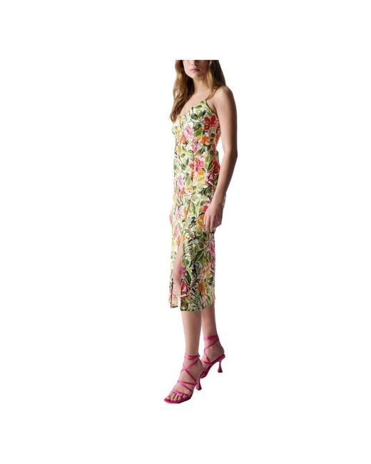Salsa Jeans Green Midi Dresses