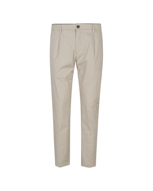 Department 5 Baumwoll-Chinohose Mit Falten in Gray für Herren