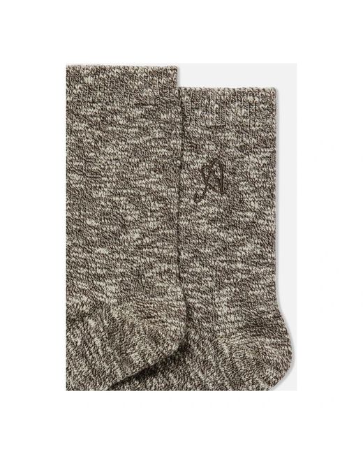 Axel Arigato Ondergoed ,Katoen Mélange Tube Socks in het Brown