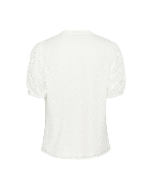 Cream White Blouses