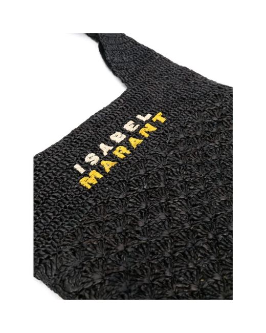 Petit sac porté épaule Praia Isabel Marant en coloris Black