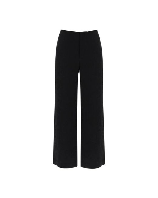Trousers > wide trousers By Malene Birger en coloris Black