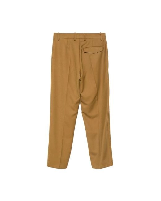 Alysi Brown Straight Trousers