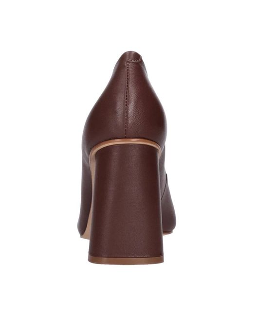 Carrano Schoenen ,Bruin ,Leer Met Hak Bruin in het Brown