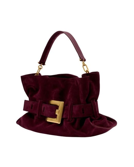 Balmain Purple Shoulder Bags