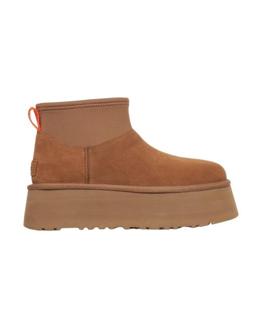 Ugg Classic Mini Dipper Chestnut Laars in het Brown