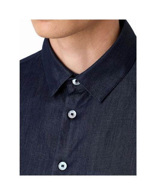 Shirts > casual shirts Giorgio Armani pour homme en coloris Blue