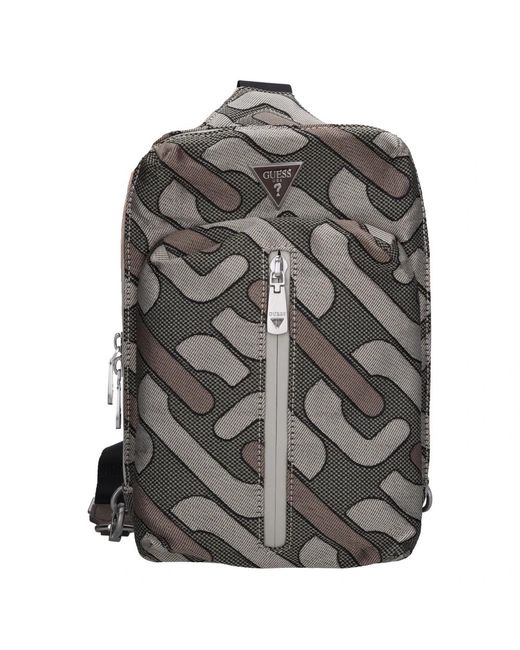 Guess Gray Cross Body Bags for men