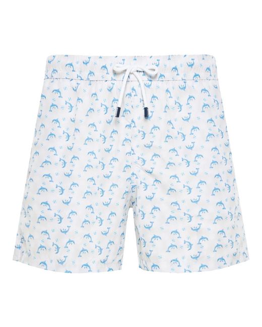 Fedeli Blue Beachwear for men