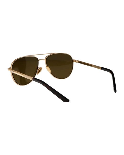 Prada Stylische sonnenbrille für trendigen look in Brown für Herren