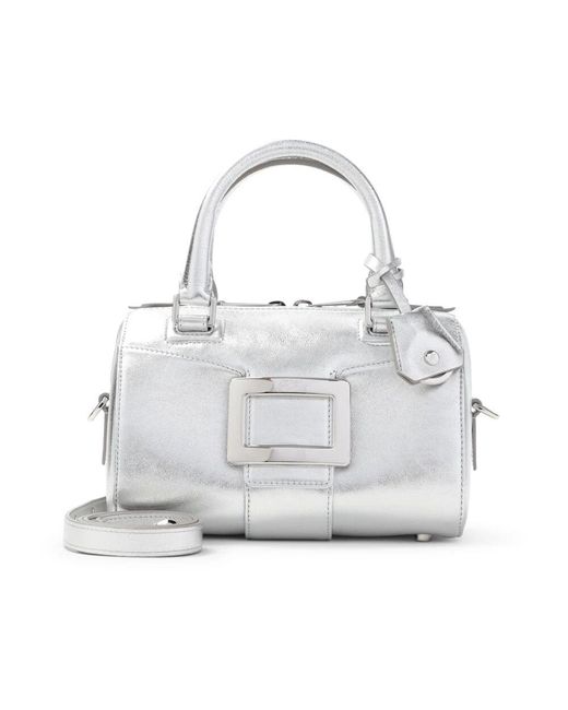 Roger Vivier Gray Handbags