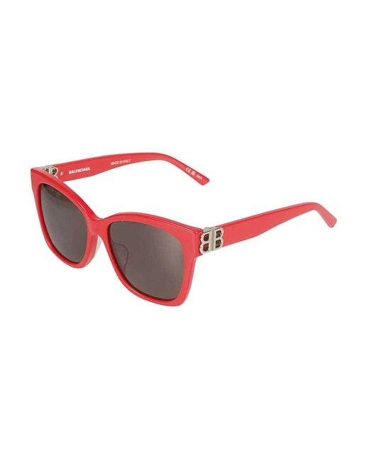 Sunglasses Balenciaga de color Red