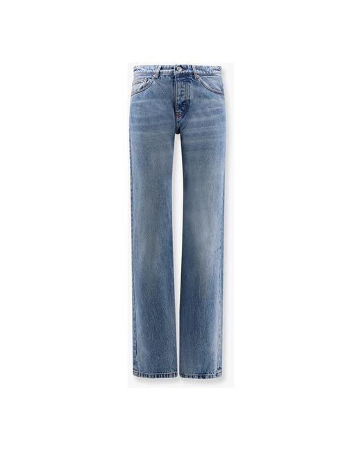 AMI Blue Straight Fit Jeans for men