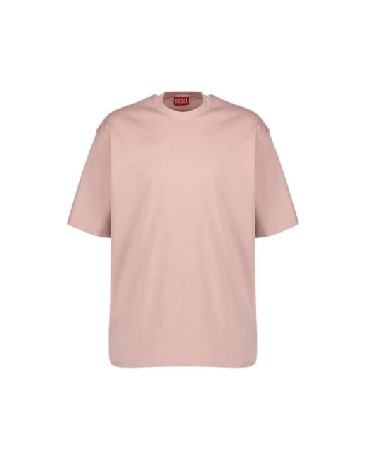 DIESEL Pink T-Shirts