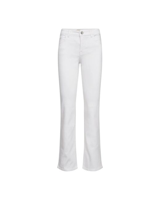 Mos Mosh Jeans ,Wit ,Boot-Cut Jeans in het White