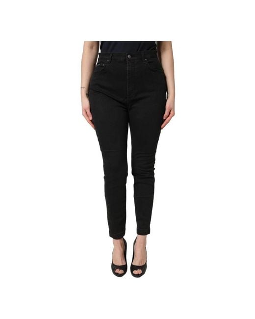 Dolce & Gabbana Black Skinny Fit Jeans