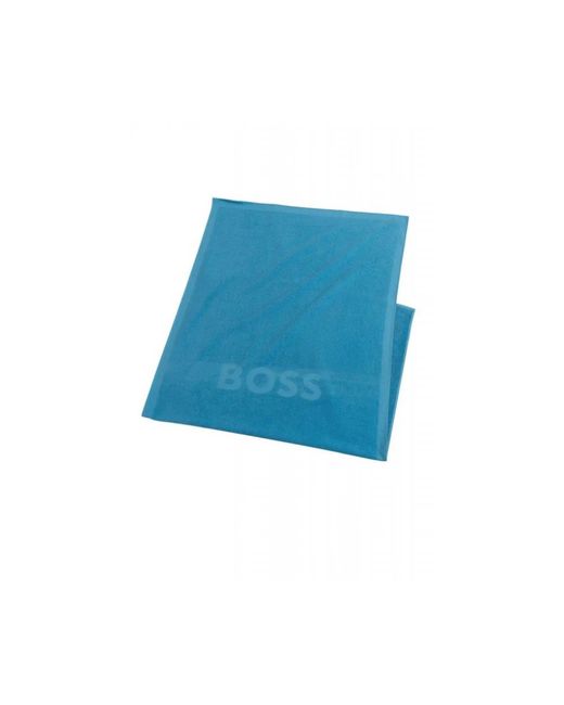 Boss Blue Beach Towel Solid