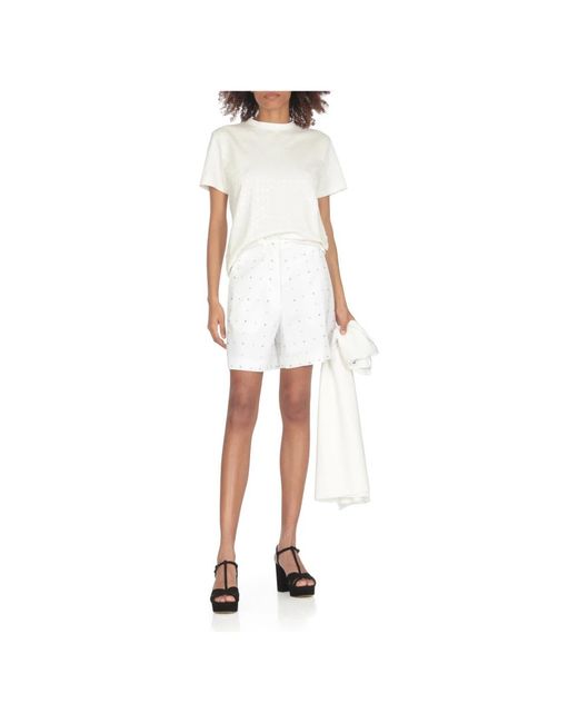 Shorts > short shorts Fabiana Filippi en coloris White