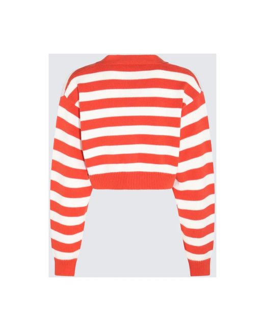 KENZO Truien & Vesten ,Rood ,Katoen Maglie Rouge Moyen Cardigan in het Red