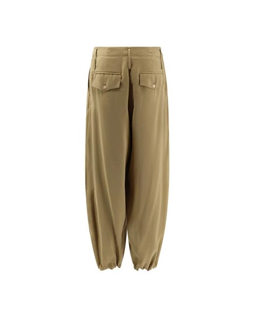 Alysi Green Tapered Trousers