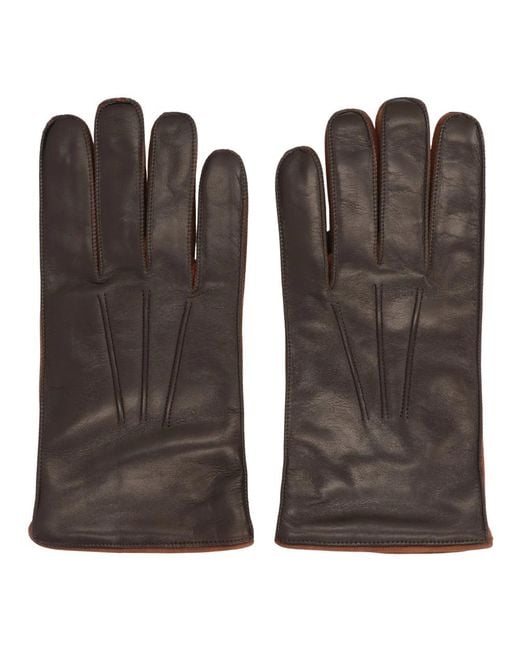 Moorer Brown Gloves for men