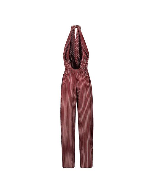 ANDAMANE Amber Backless Jumpsuit in het Red