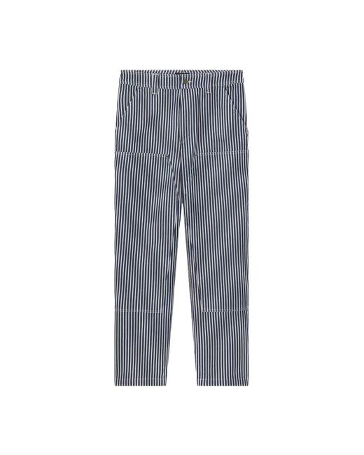 A.P.C. Gray Straight Trousers