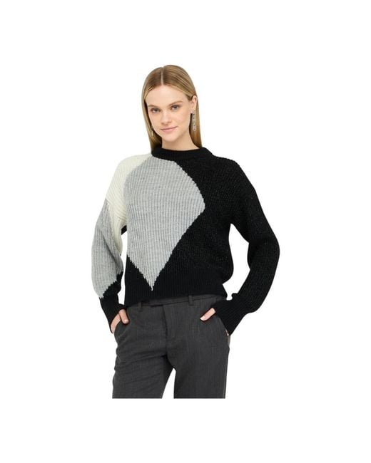 Liu Jo Black Round-Neck Knitwear