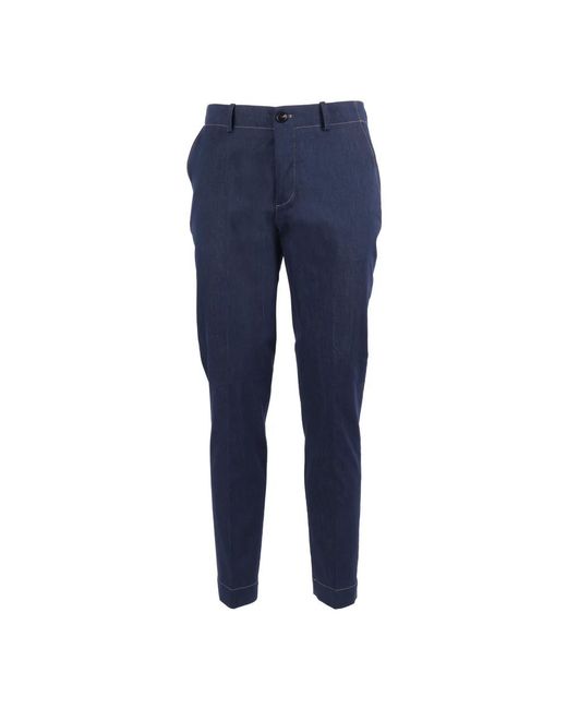 Rrd Blue Slim-Fit Trousers for men