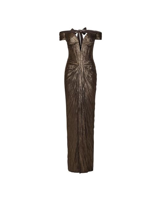 Maria Lucia Hohan Brown Party Dresses
