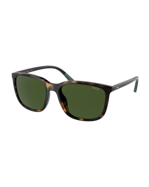 Ralph Lauren Azetatrahmen-sonnenbrille mit grünen gläsern in Green für Herren