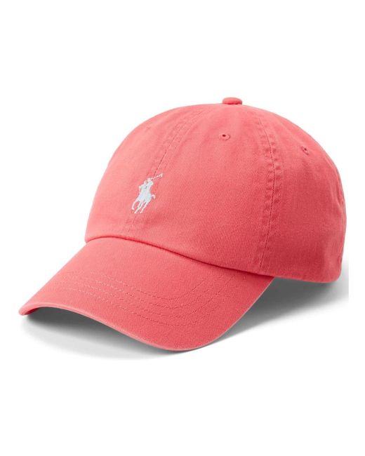 Ralph Lauren Pink Caps for men