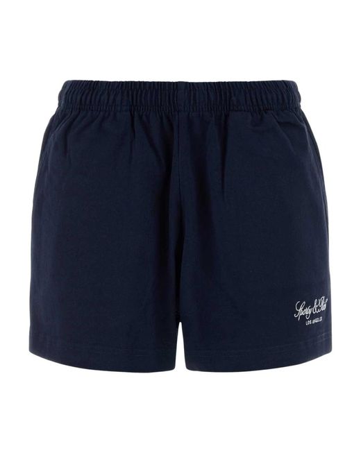 Sporty & Rich Blue Casual Shorts