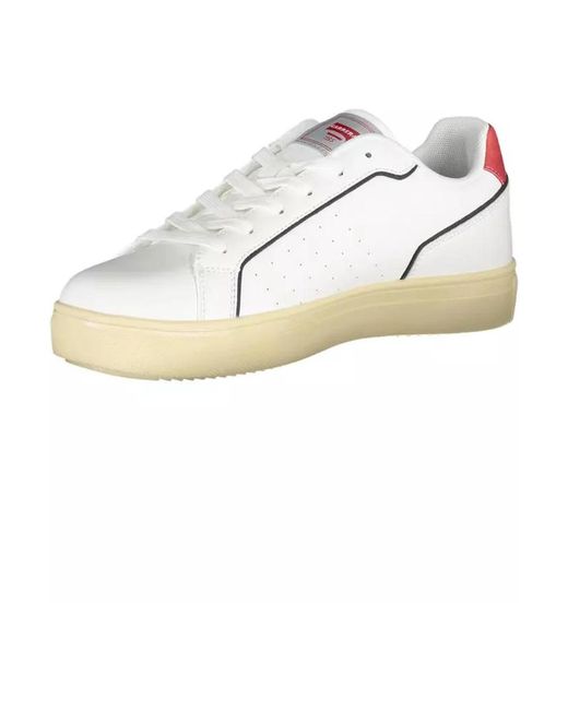 Carrera Weißer Polyethylen Sneaker mit Kontrastdetails in White für Herren