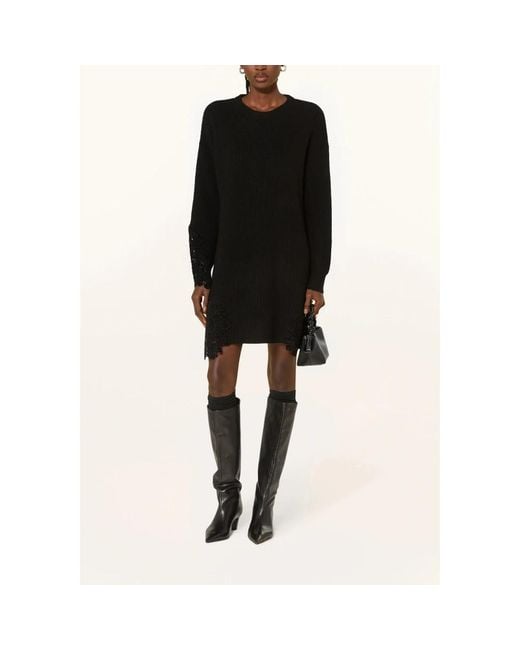 Pinko Black Knitted Dresses