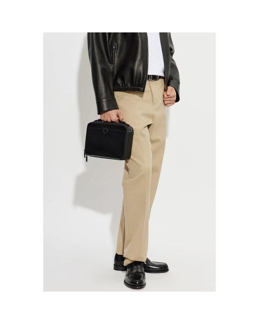 Ferragamo Ledertasche in Black für Herren