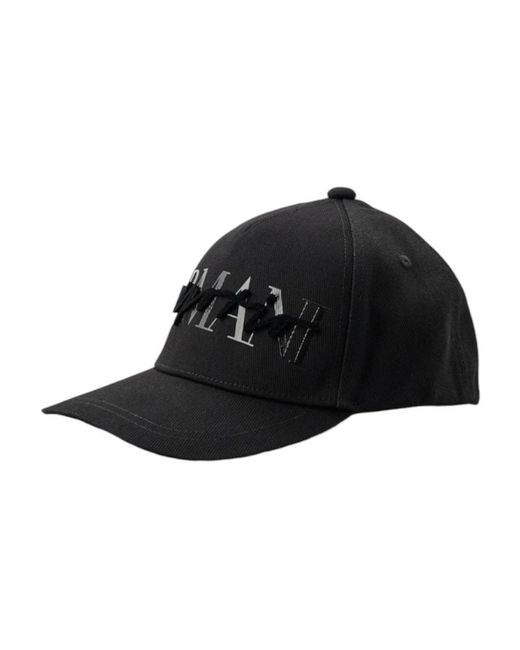 Emporio Armani Black Hats & Caps