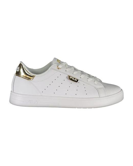 Sneakers sportive bianche con dettagli dorati di Fila in Gray