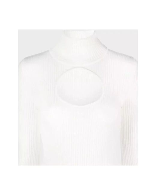 Turtlenecks di Courreges in White